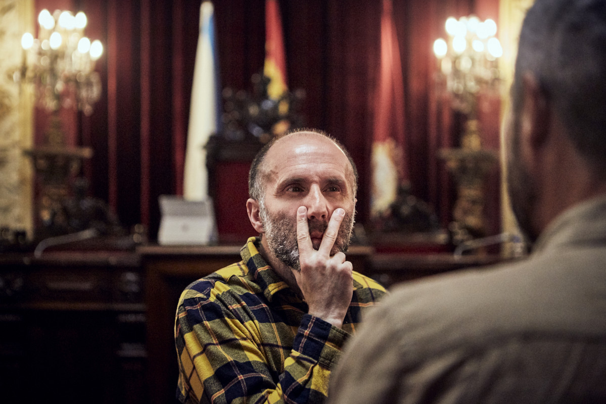 El alcalde de Ourense en funciones, Gonzalo Pérez Jácome, durante una sesión extraordinaria do pleno.