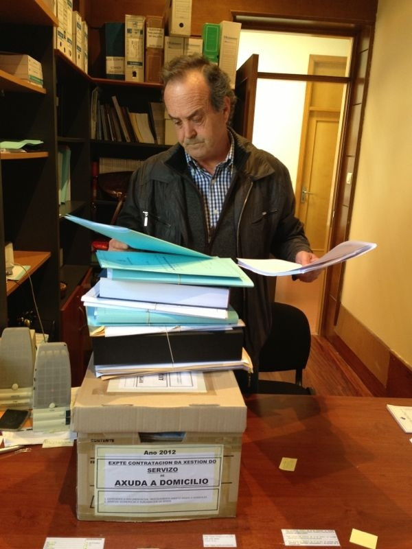 Archivo - El portavoz del PSOE en O Carballiño (Ourense), Francisco Fumega