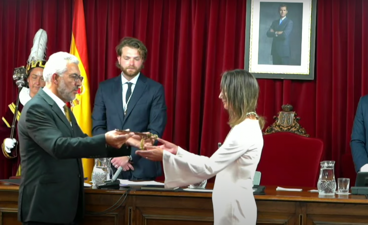 Lara Méndez, investida alcaldesa de Lugo con el apoyo del BNG, reivindica la 