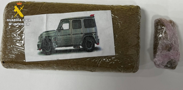 Hachís intervenido en Camariñas (A Coruña)