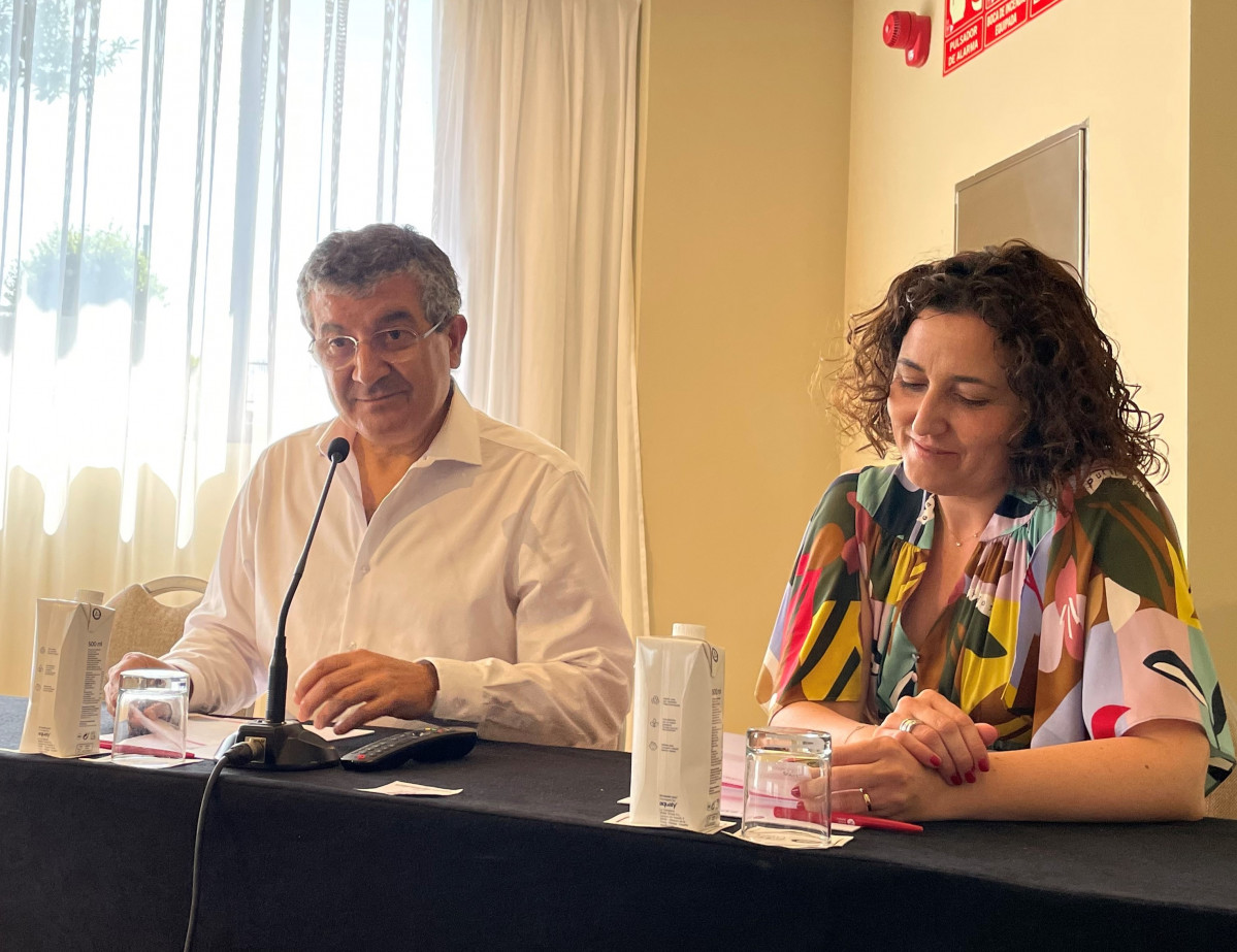 Dr. Rafa Lu00f3pez y Dra. Cristina Saura coordinadores SOLTI Outreach