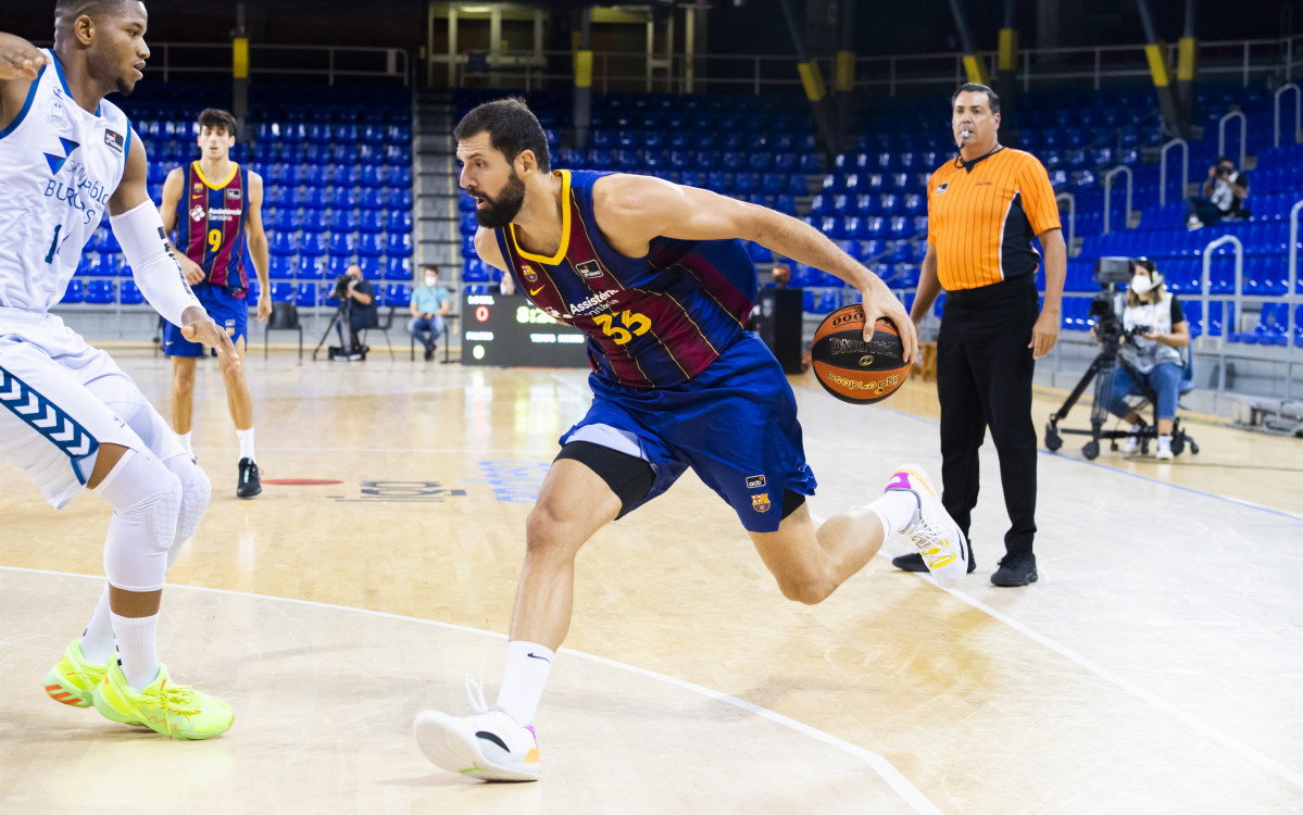 Mirotic en el Barça - Burgos
