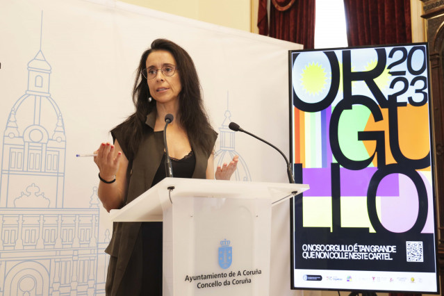 Presentación de la programación del Orgullo del Ayuntamiento de A Coruña