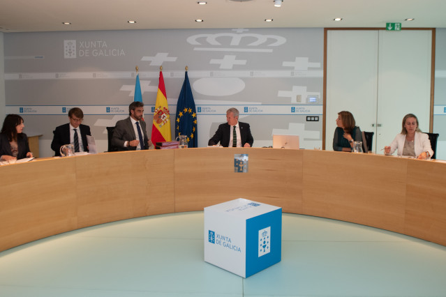 Reunión del Consello de la Xunta presidida por Alfonso Rueda. 23 de junio de 2023.