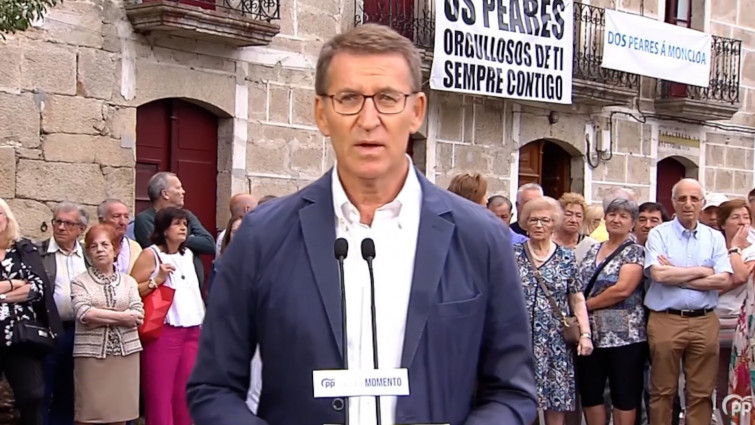 Baltar, ausente de la presentación de la campaña Feijóo en Os Peares, Ourense (vídeo)