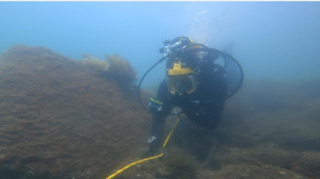 Buceador de la Policía Autonómica