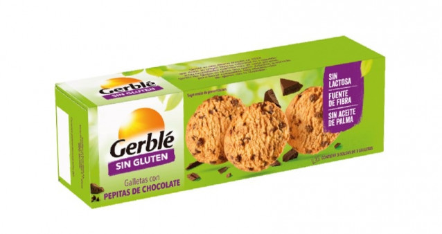 Consumo retira un lote de galletas con pepitas de chocolate sin gluten de Gerblé por contener atropina y escopolamina