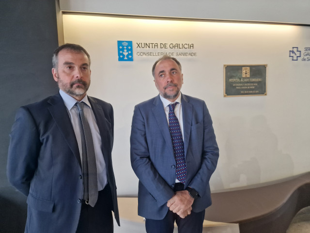 Julio García Comesaña este miércoles en Vigo.