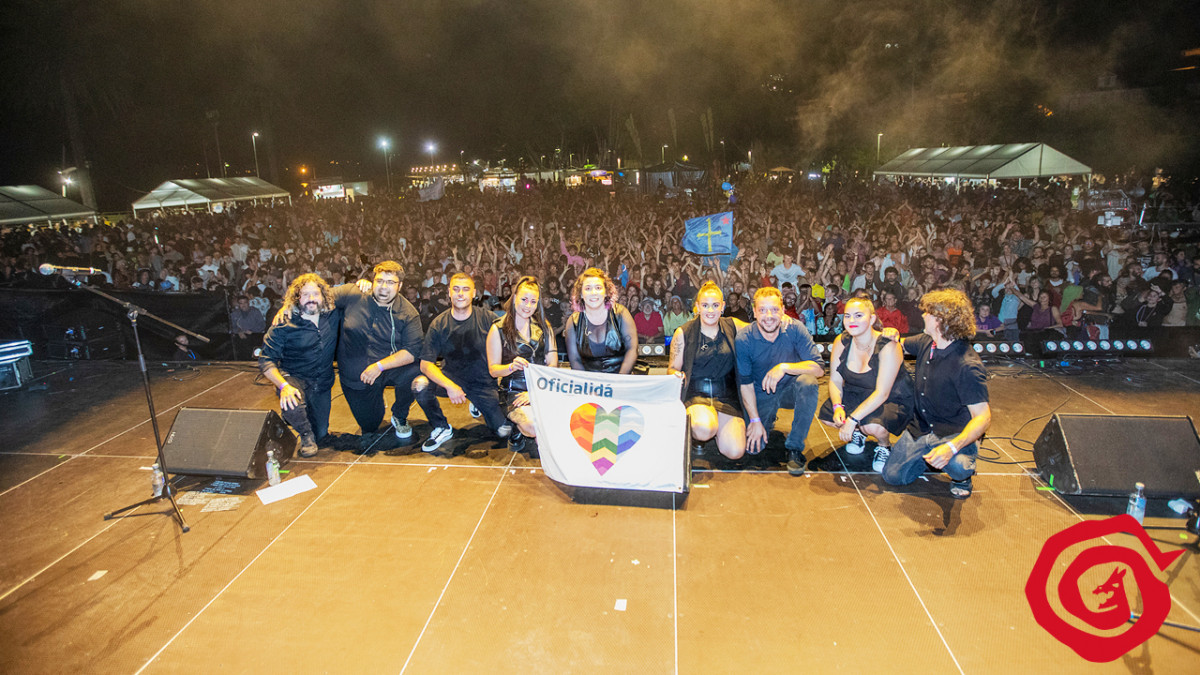 Felpeyu en el Festival de Ortigueira 2023 en una foto de la organizaciu00f3n