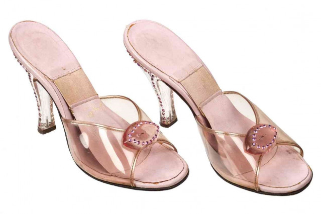 Zapatos que pertenecieron a Ginger Rogers, de la colección privada de Stuart Weitzman.