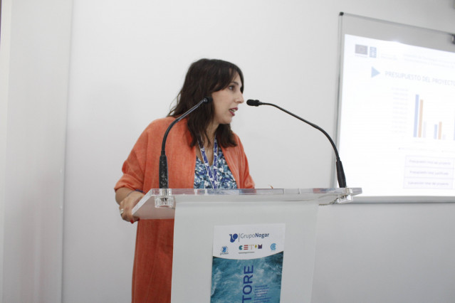 Lorenzana este miércoles en las instalaciones del Grupo Nogar.