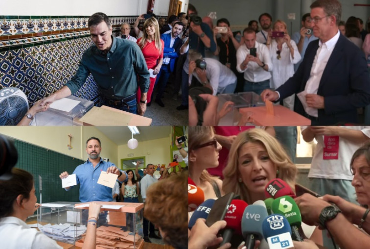 Los cuatro grandes candidatos han ejercido ya su derecho a voto