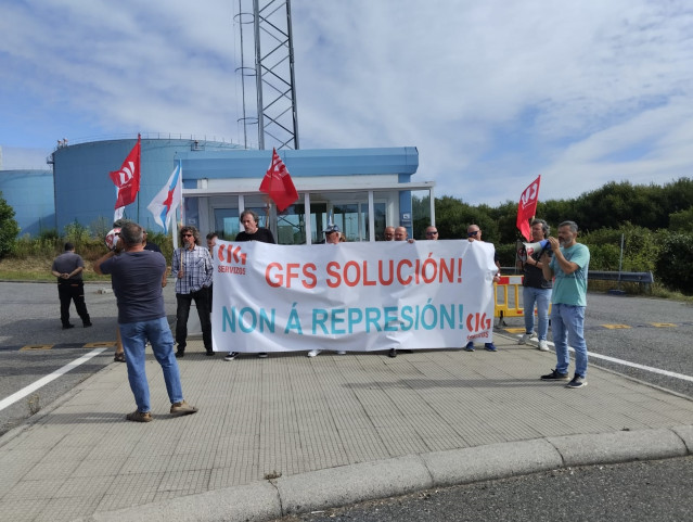 Concentración de GFS, en Ferrol (A Coruña)