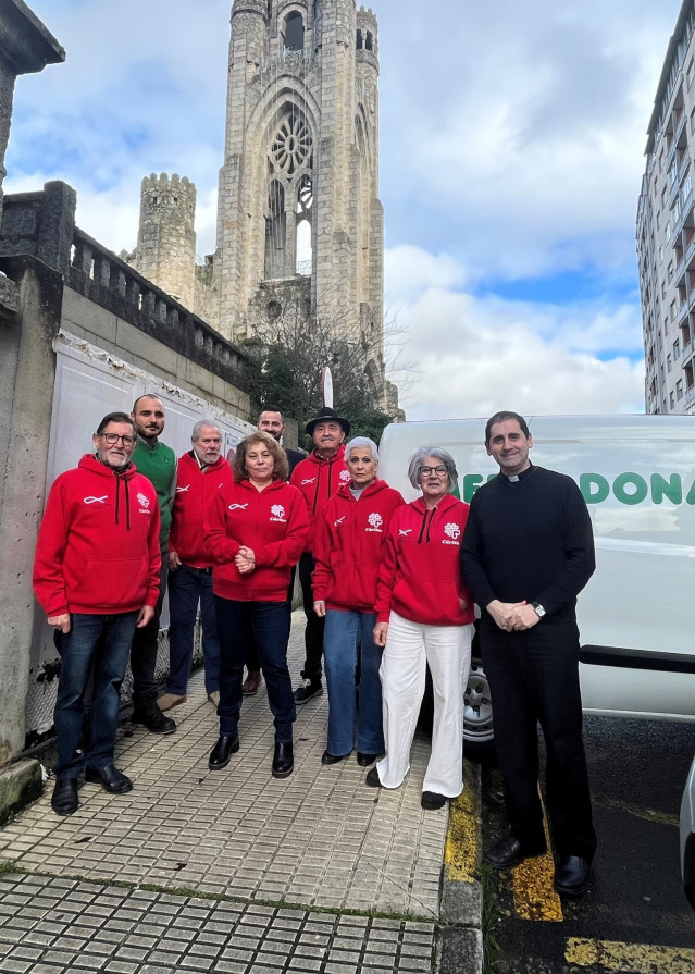 Donación de Mercadona a Cáritas de O Carballiño (Ourense).