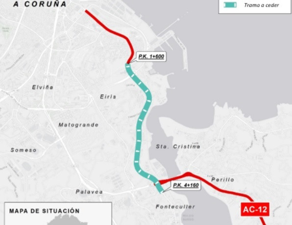 El ministerio cede un tramo de una carretera a la Xunta