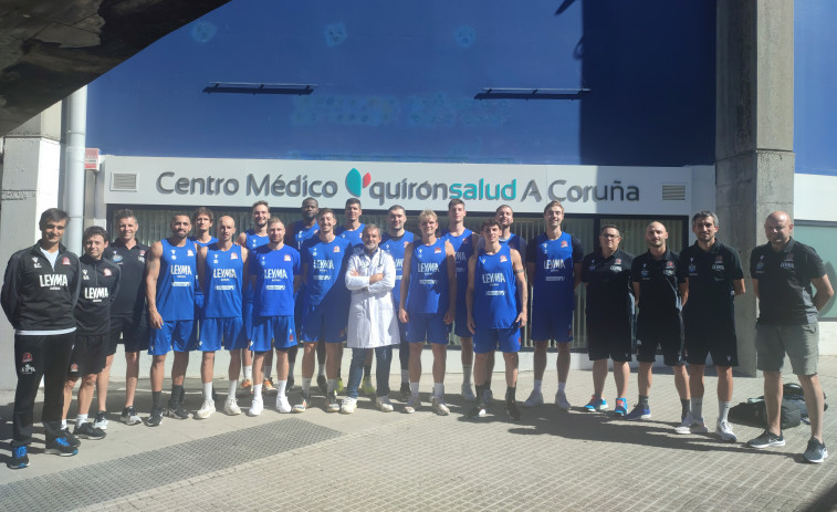 QuirónSalud realiza los reconocimientos médicos de los jugadores del Club Básquet Coruña