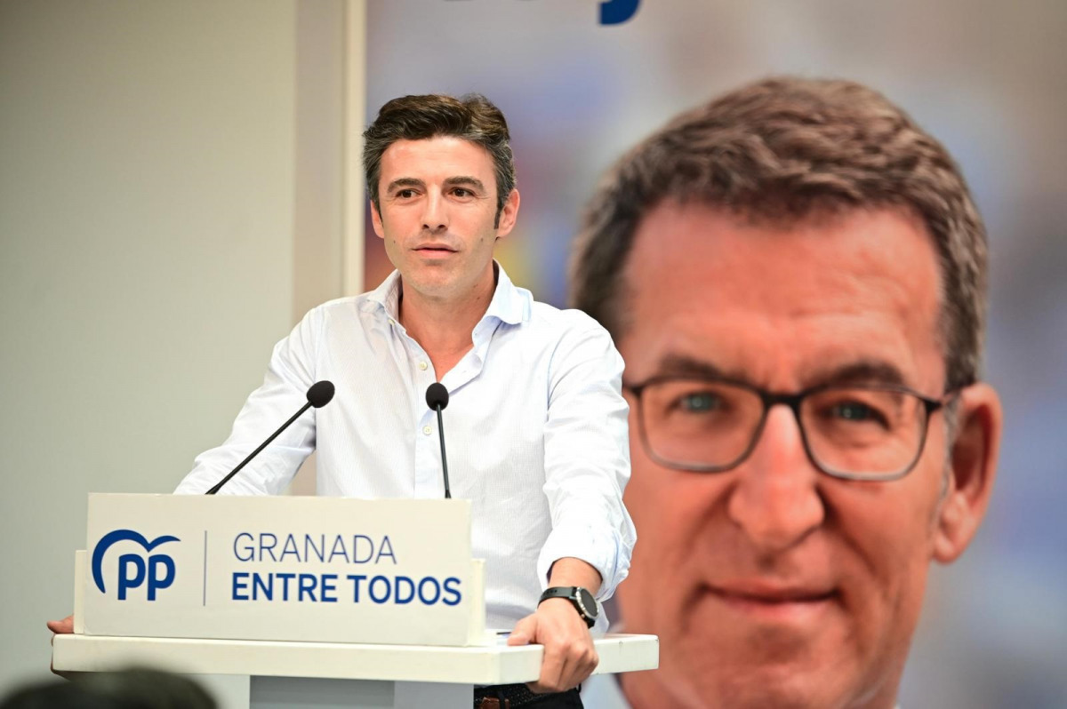 El secretario general del PP de Granada, Jorge Saavedra.