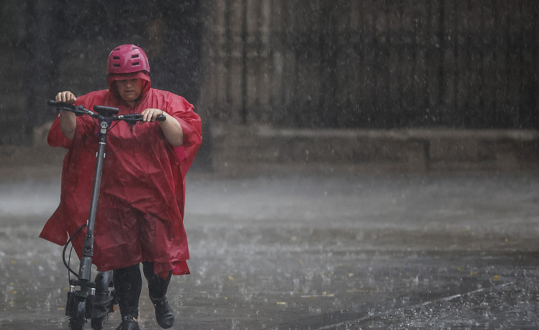 Las lluvias serán las protagonistas de este sábado en el noroeste peninsular