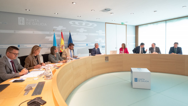 Rueda preside la reunión semanal del Consello de la Xunta.