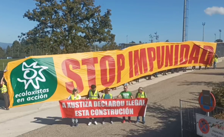 Ecoloxistas denuncia a todos los conselleiros por la ciudad deportiva del Celta de Vigo en Mos