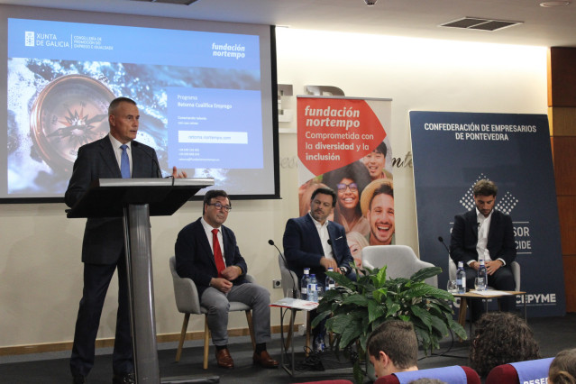 Jorge Cebreiros durante su intervención.