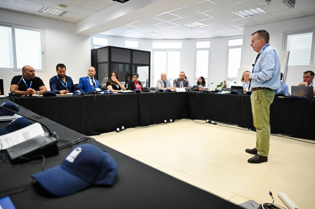 Formación del proyecto e-FishMed promovido por la Agencia Europea de Control de la Pesca (EFCA) en Malta.