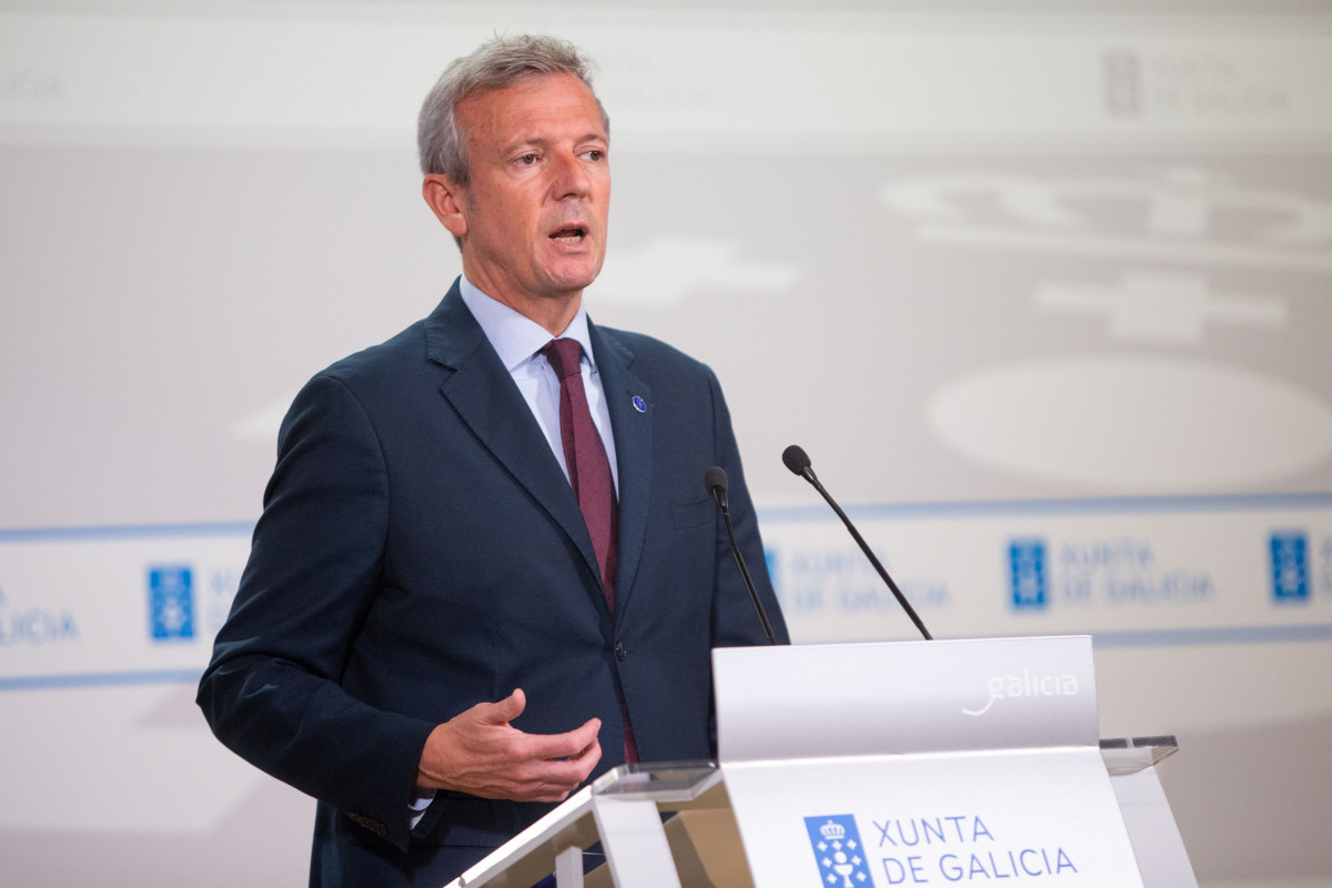 O titular do Executivo galego, Alfonso Rueda, comparecerá para dar conta dos asuntos acordados no cvonsello da xunta              foto xoán crespo