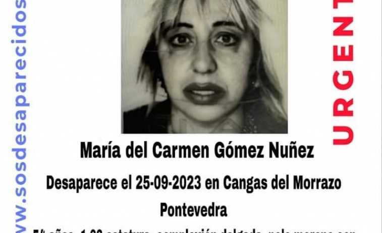 Desaparecida en Cangas una mujer de 54 años desde el pasado lunes