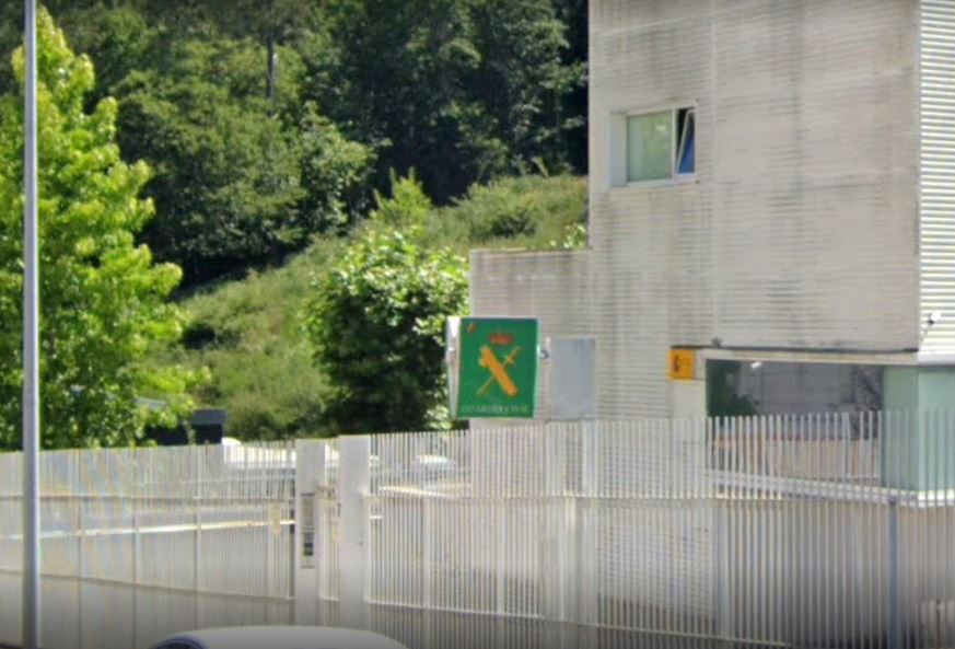 Cuartel de la Guardia Civil en Milladoiro en una foto de Google Street View
