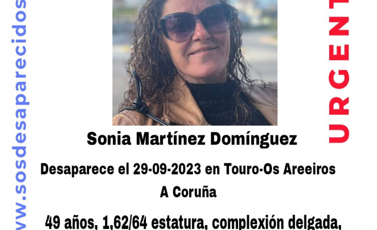 Sin noticias en cuatro días de Sonia Martínez Domínguez, de 49 años y desaparecida en Touro