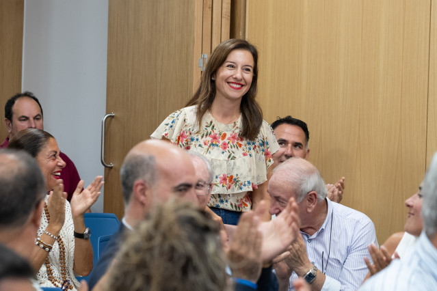 La presidenta de la gestora del PP de Ourense, Victoria Núñez
