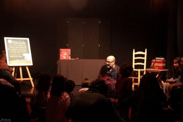 El titiritero y propietario de la Sala Gurugú, Carlos Clemente Martínez Gallego