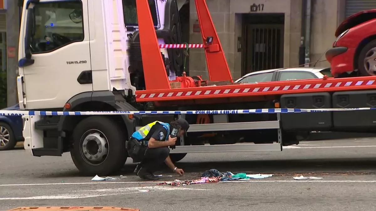 Accidente en Ourense en una imagen del CHU