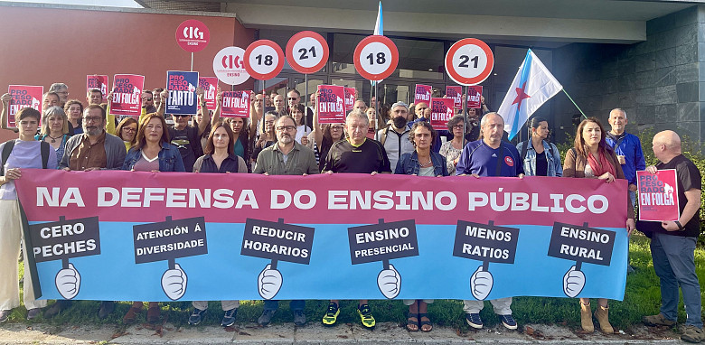 Protesta de CIG Ensino