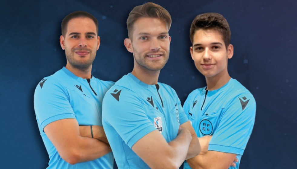 Adán Rodríguez Delgado, Óscar Lista Rivera y Adrián González Rey