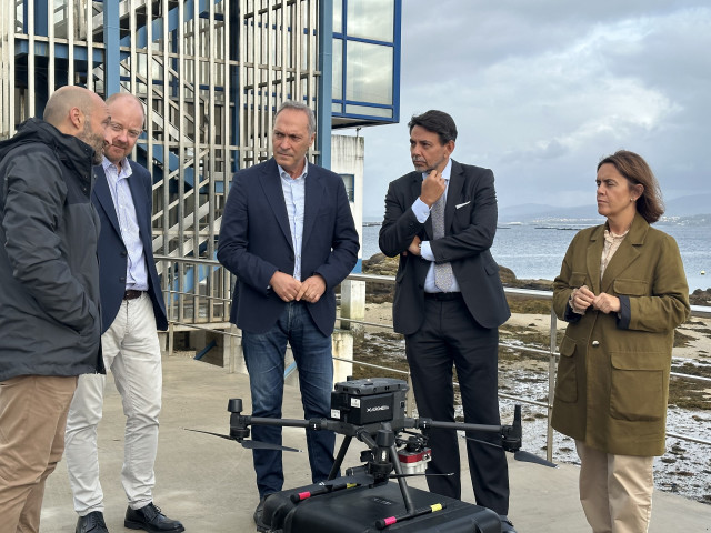 Mapean con drones e IA el crecimiento de la cría del mejillón