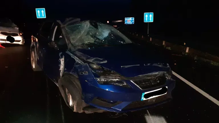 Accidente en Bertamirans en una foto del GES de Brion
