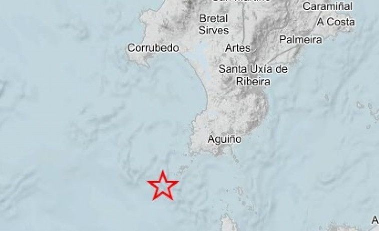 Terremoto frente a Ribeira se deja notar esta mañana con magnitud 3
