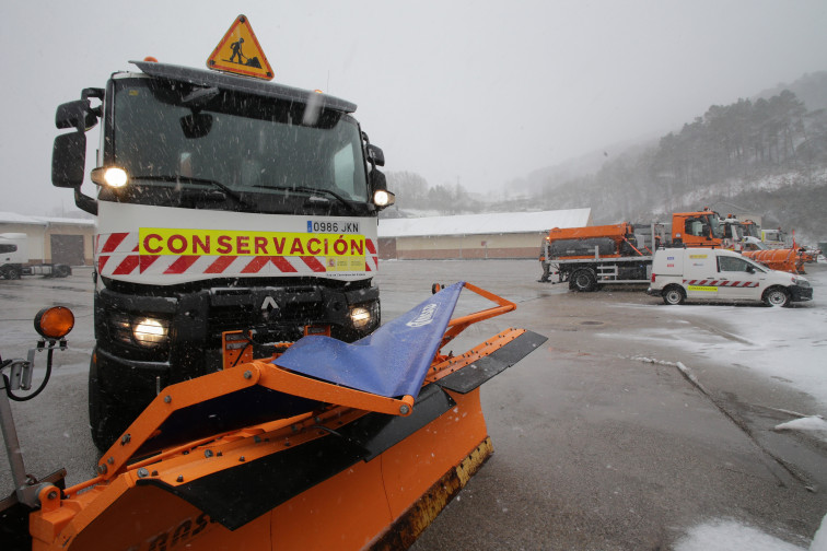 Activo el Plan de Vialidade Invernal en Lugo y Ourense con 170 profesionales y 3.740 toneladas de fundentes