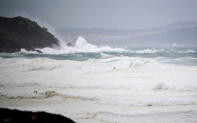 Playa de Penencia, a 20 de octubre de 2023, en Ferrol, A Coruña, Galicia (España).