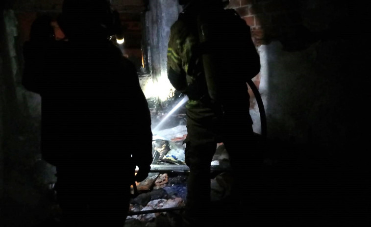 Un incendio en un edificio en Ferrol se salda sin heridos
