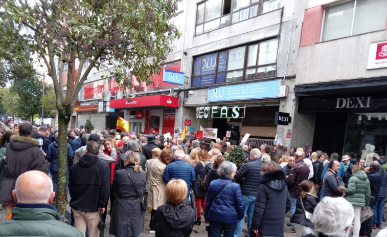 Las protestas contra la amnistía llegan a Galicia con una concentración en Vigo