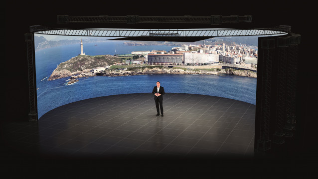 Plató Virtual tic de Coruña Estudio Inmersivo