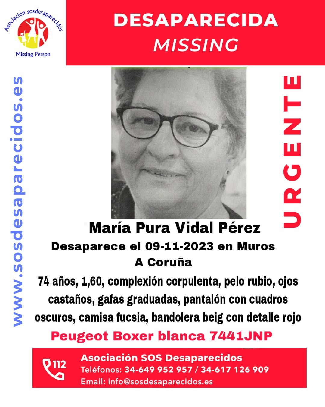 Buscan a una placera de Boiro (A Coruña) de la que se perdió el rastro en Muros.