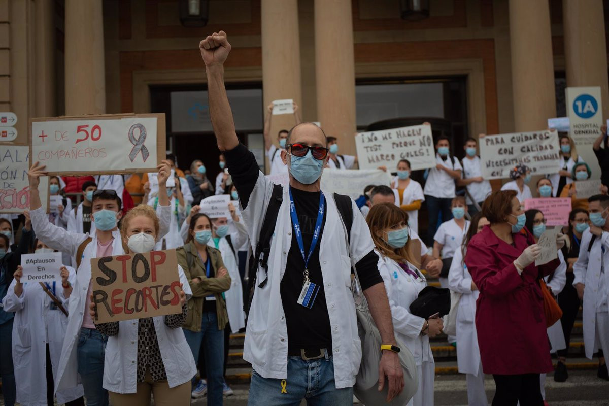 Protesta enfermeros