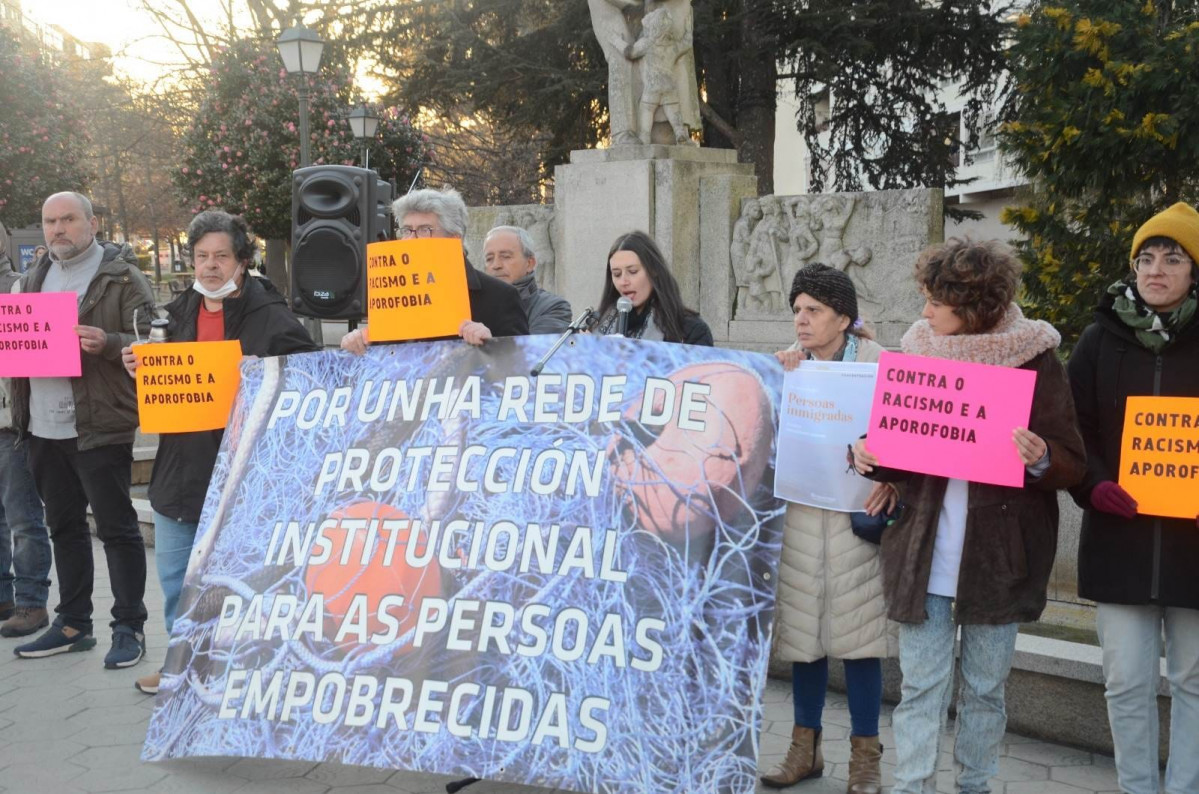 Acto de Os Ninguens en homenaje a las personas sin hogar fallecidas