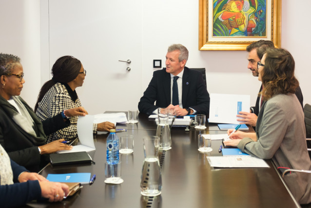La embajadora de Sudáfrica en España, Sankie D. Mthembi-Mahanyele, se reúne este jueves en con el presidente de la Xunta, Alfonso Rueda, en Santiago de Compostela