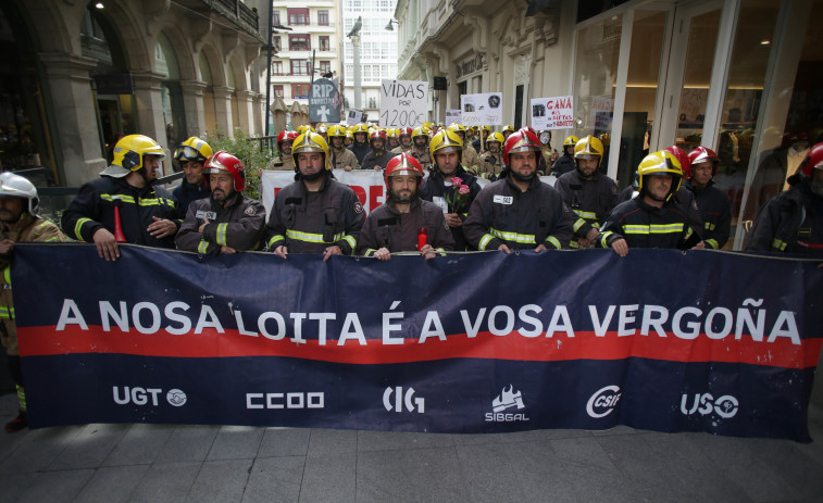 Xunta y bomberos comarcales se sentarán a negociar el próximo martes: 