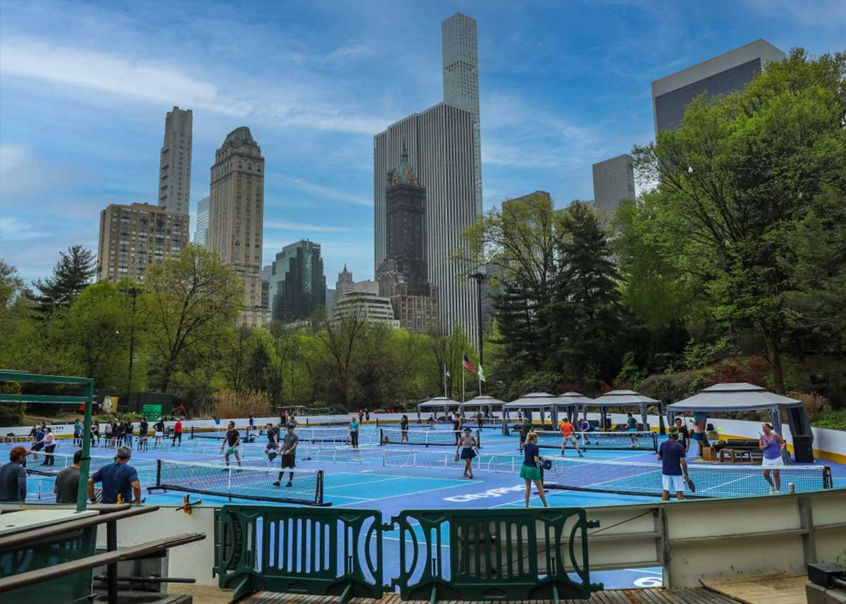 Pickelball en Central Park en Nueva York