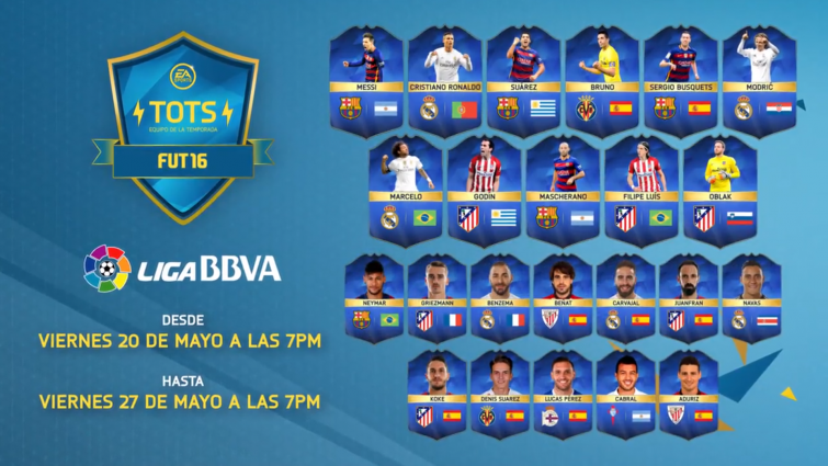 Lucas Pérez y Gustavo Cabral, en el equipo de la temporada del FIFA